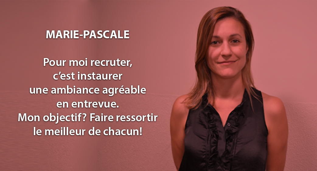 Marie-Pascale : agente à la dotation